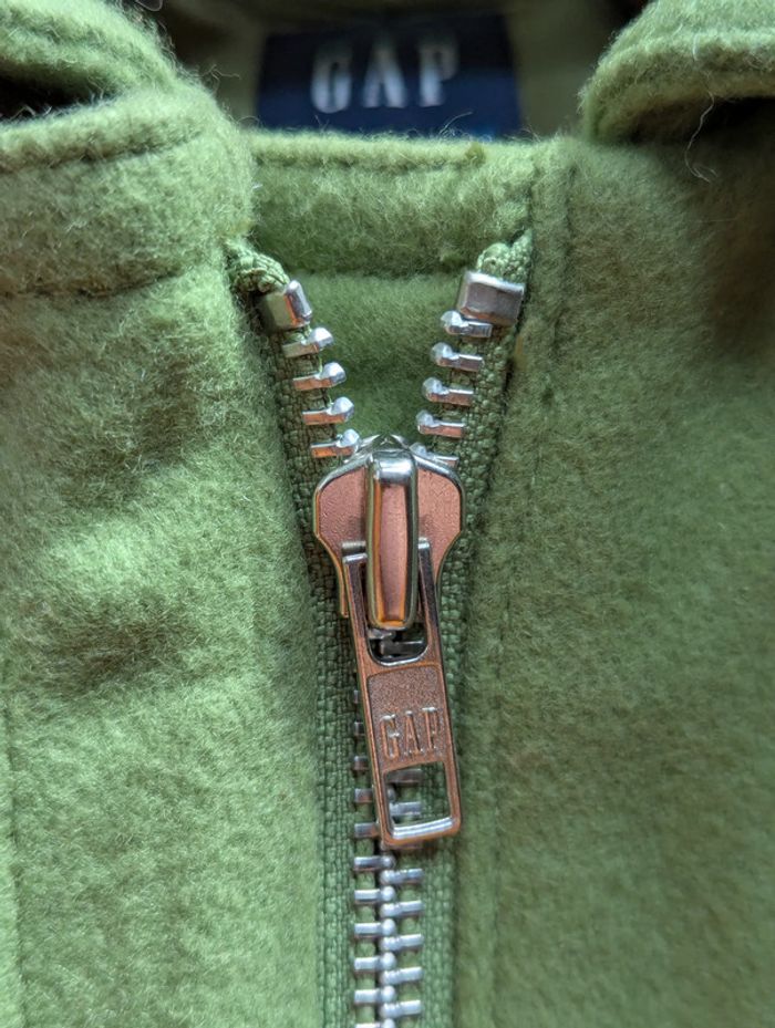 Manteau duffle-coat GAP en laine - Vert - photo numéro 4