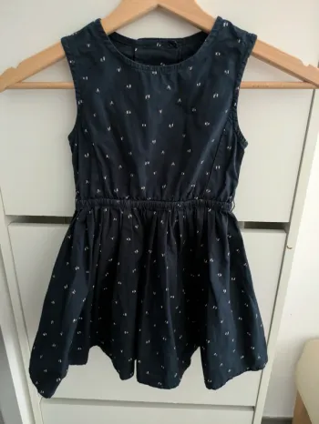 Robe bleu marine Kiabi 4 ans