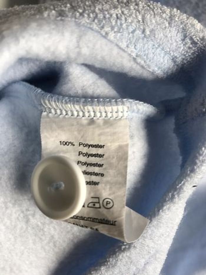 Robe de chambre peignoirs belamy lingerie bleu ciel 42/44 - photo numéro 5