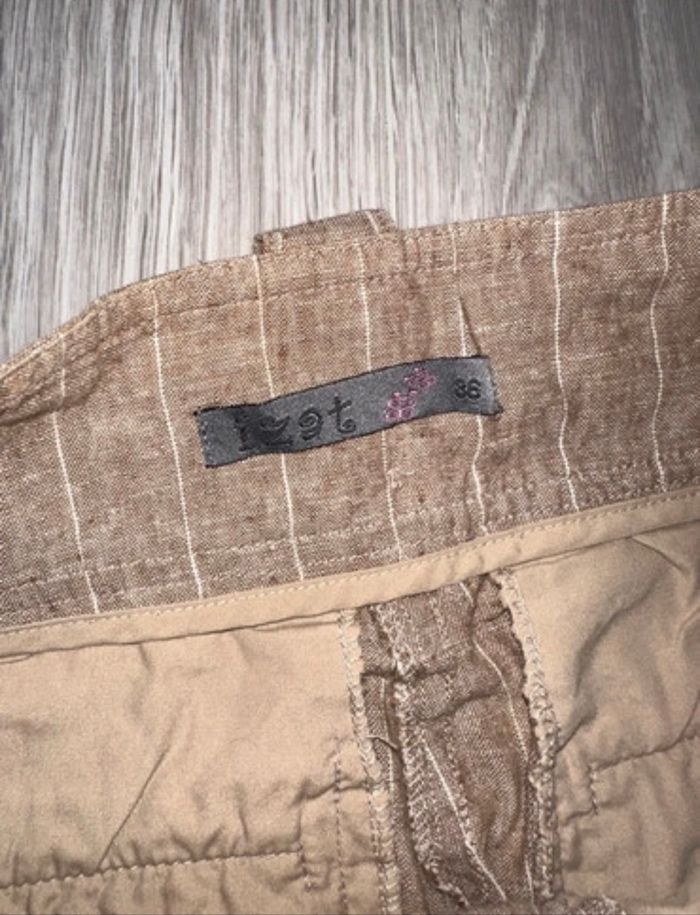 Pantalon beige large taille 34 - photo numéro 4