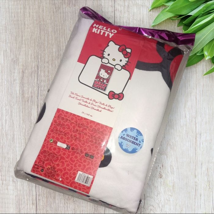 Serviette drap de plage hello Kitty - photo numéro 2