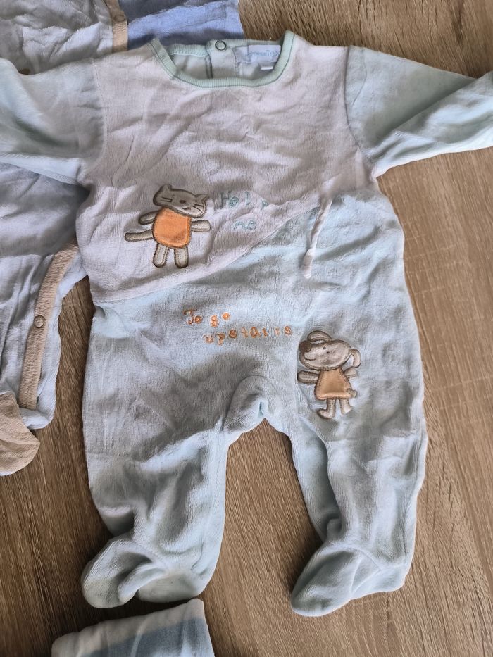 Lot pyjamas velours - photo numéro 4