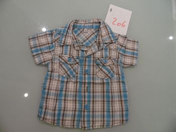 chemise 6 mois manche court