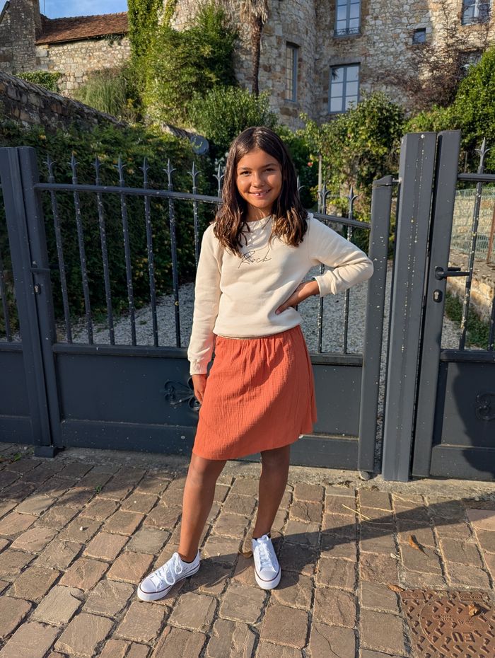 Sweat beige Rock Taille 6 ans - photo numéro 2