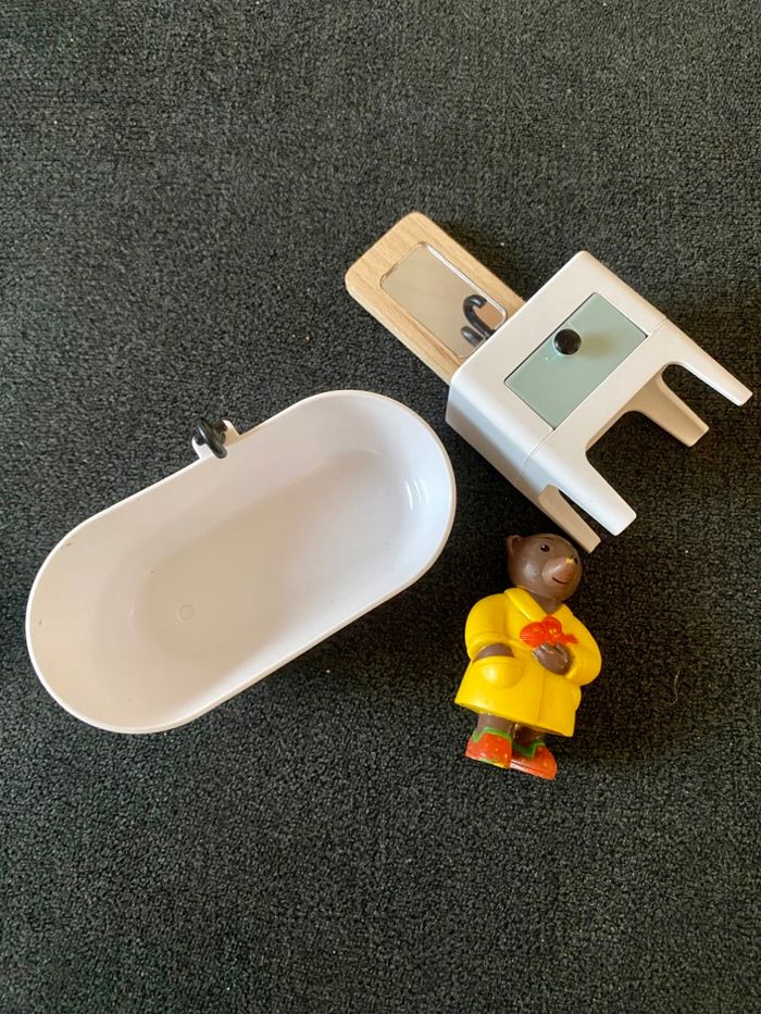 Lot salle de bain petit ours brun