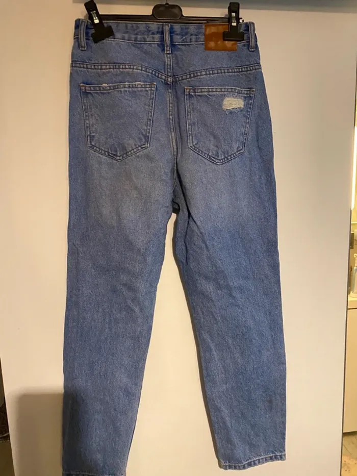 Jean large troué Jennyfer taille 36 tres bon état - photo numéro 7