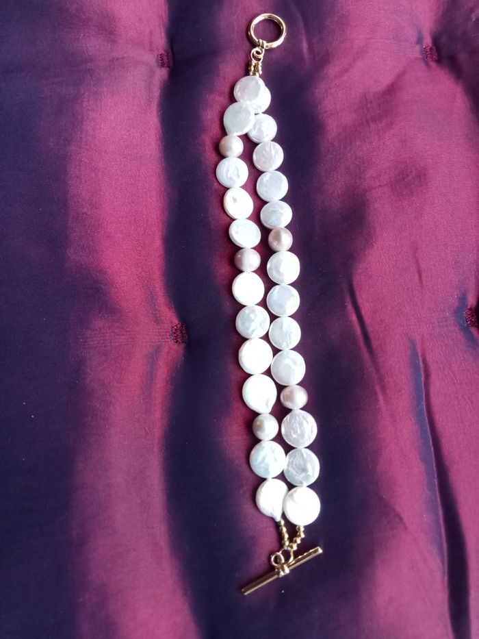 Bracelet en perles de culture - photo numéro 2