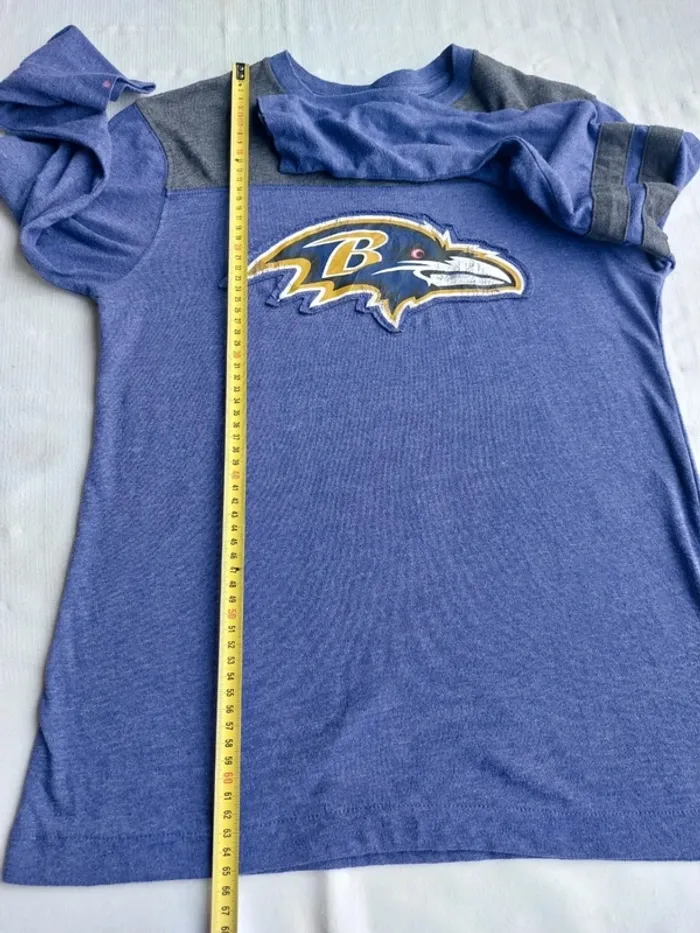 Tee shirt manches longues NFL Baltimore 14 / 16 ans (XL) - photo numéro 7