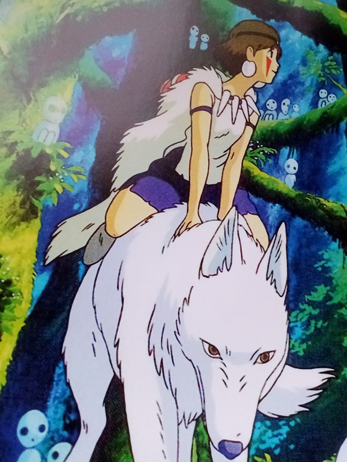Affiche Poster Princesse Mononoké Studio Ghibli Miyazaki - photo numéro 3