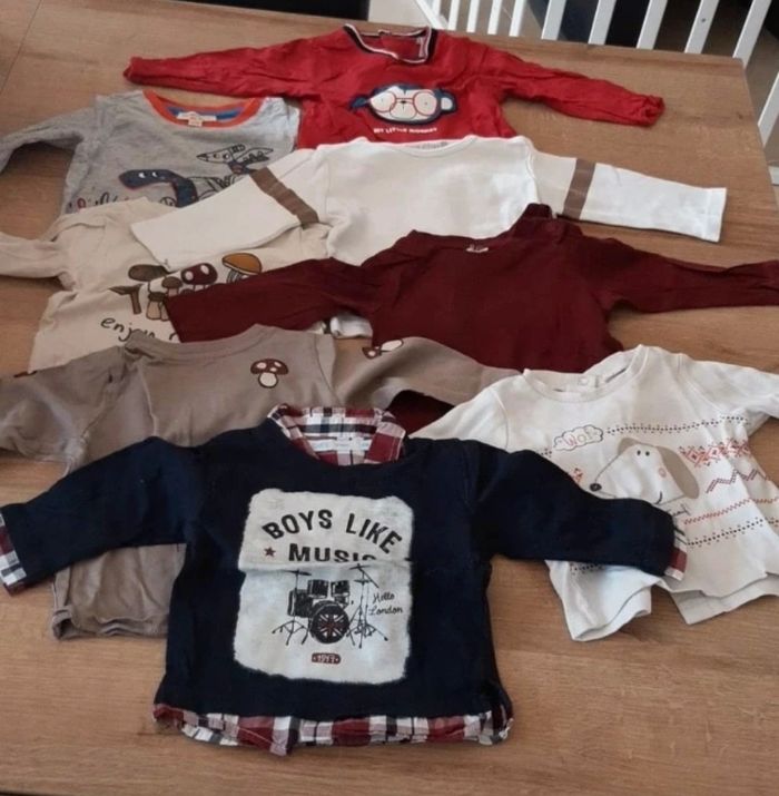 Vend carton vêtement garçon 6 mois - photo numéro 5