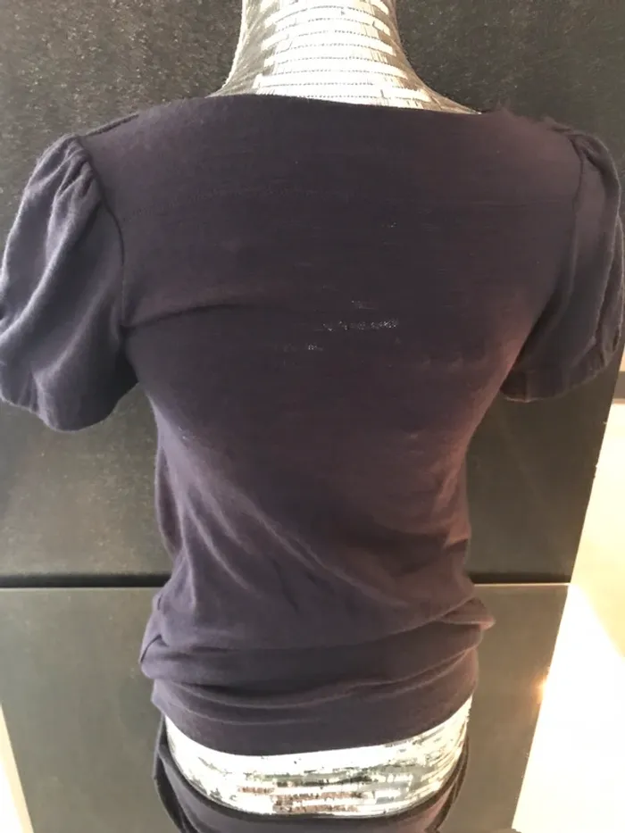 T-shirt violet épais - photo numéro 4