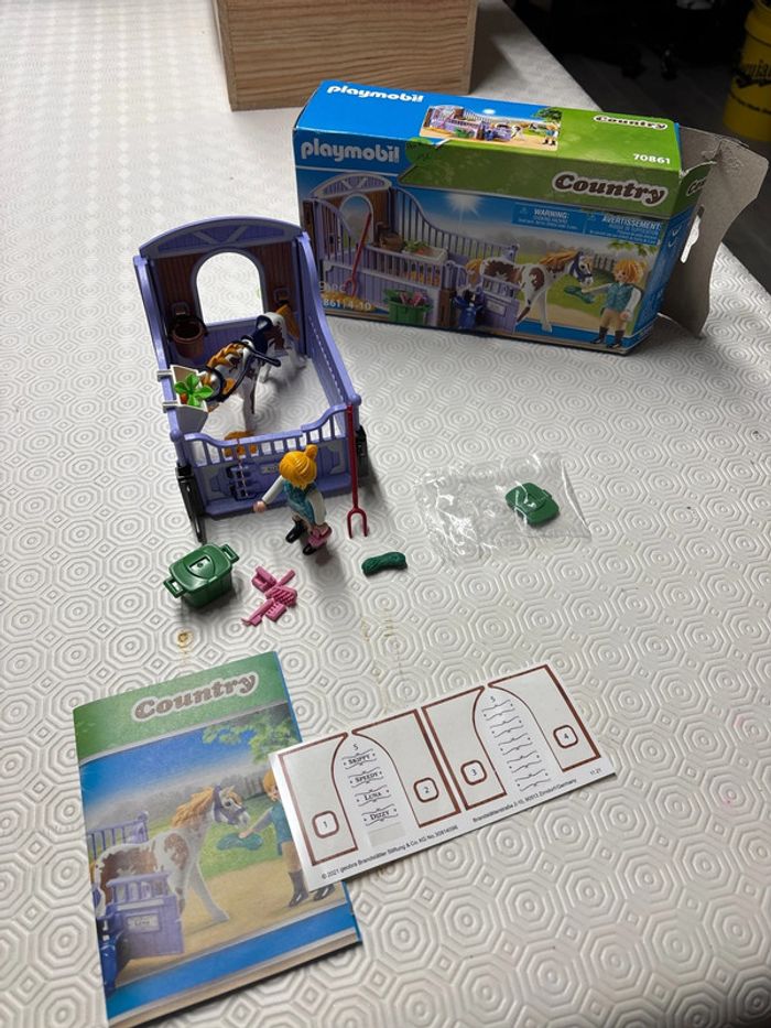Box poney playmobil country 70861 - photo numéro 3