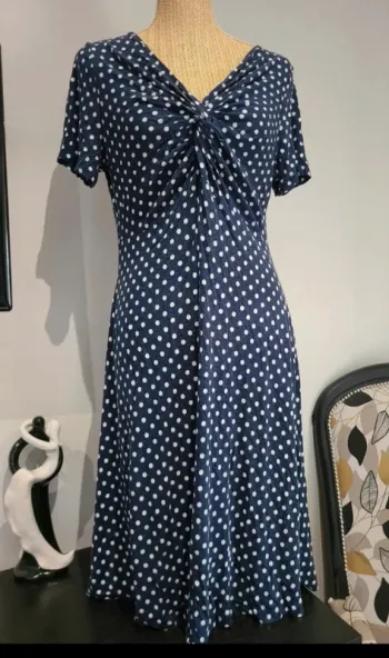 Robe a pois taille xl