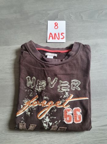Maillot t-shirt 8ans garçon