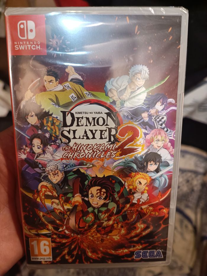 Damon demon slayer kimetsu no yaiba hinokami chronicles Nintendo switch 1 2 AB Neuf jeu