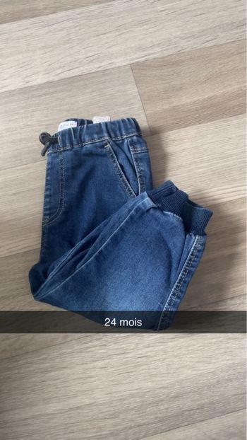 Pantalon effet jean