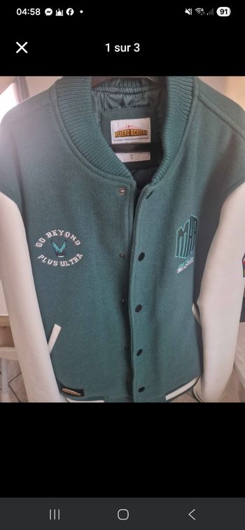 Veste Teddy Celio x My Hero Academia (MHA)