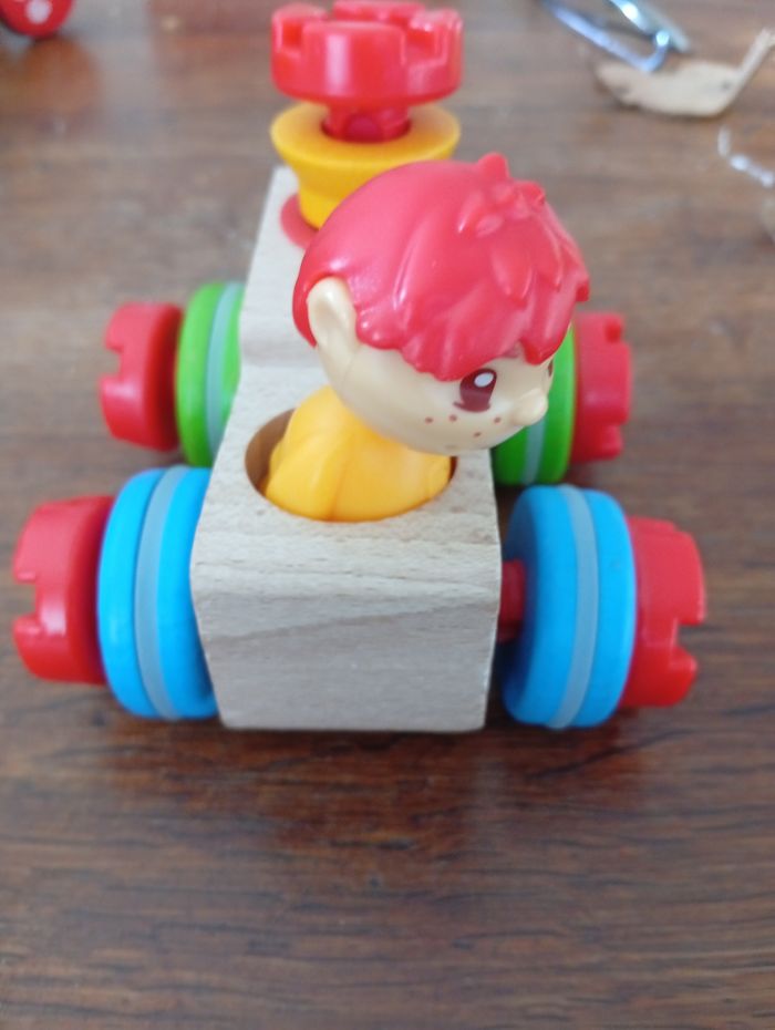 Jeu de construction en bois - photo numéro 5