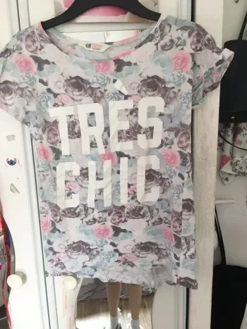 T-shirt 10/12 ans fille