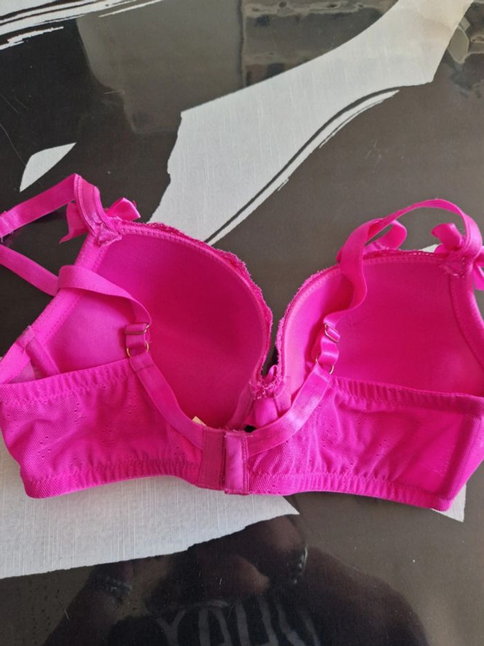 Soutien gorge rose soleil sucre 90D - photo numéro 2