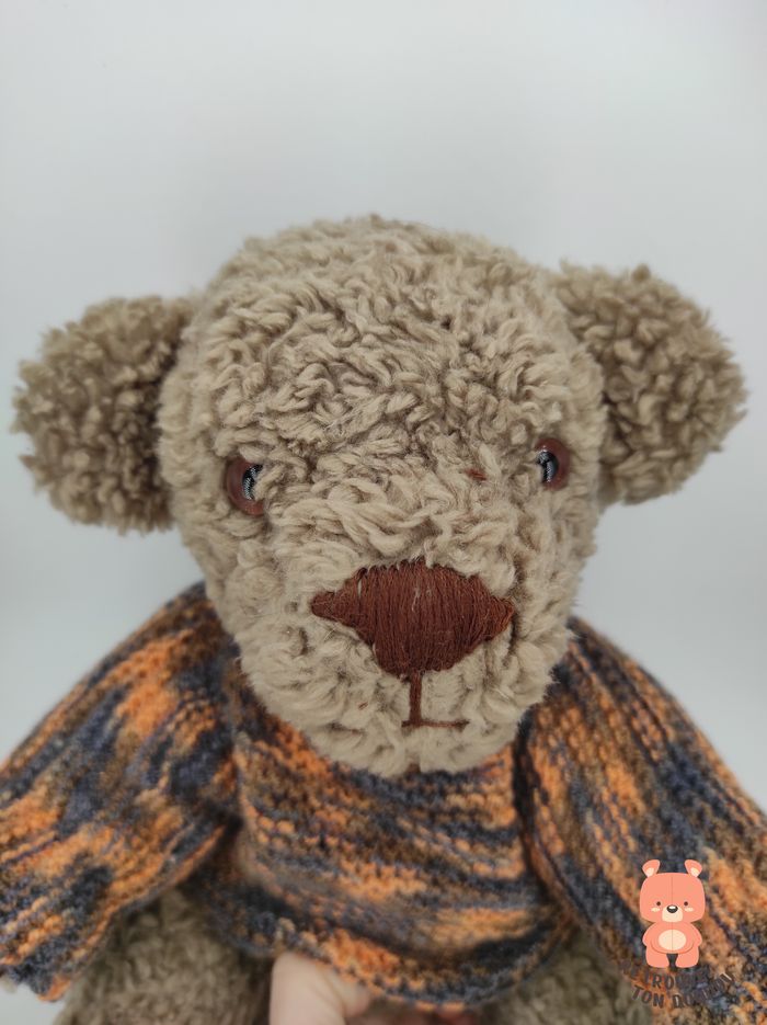 Peluche Articulée Mouton marron Vintage - photo numéro 4