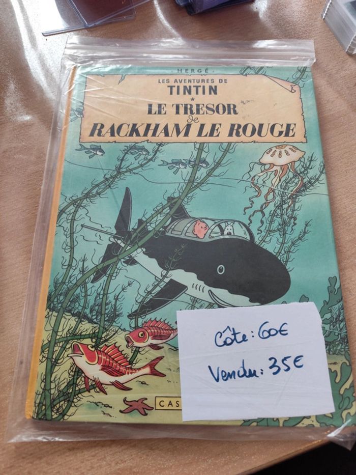 Bd tintin le tresor de rackam le rouge c1