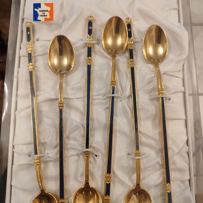 Cuillères dorées à l'or fin - photo numéro 2