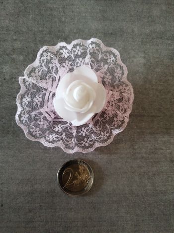 Pince dentelle et fleur