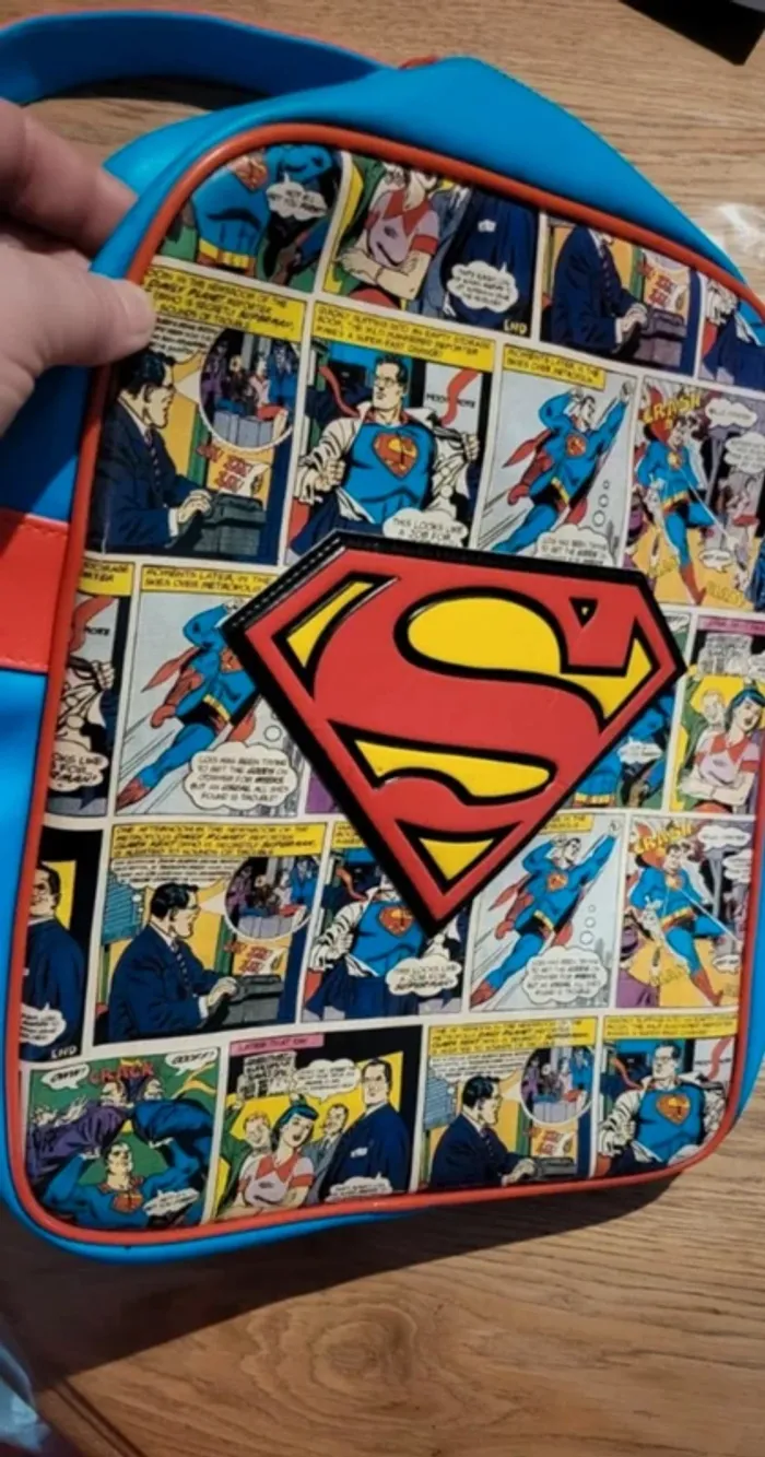 Sac bandoulière vintage Superman – DC Comics – Collector - photo numéro 2