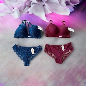 Splendide lot de deux ensembles lingerie 100D et L