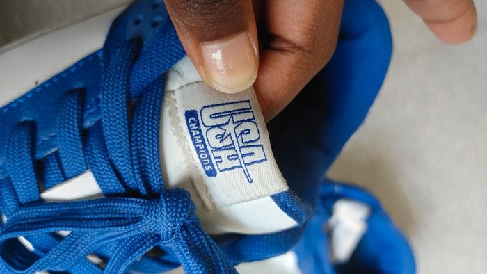 Sneakers USA new yorker champions Bleu et blanc taille 7 40 - photo numéro 6
