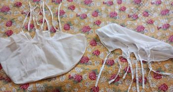 2 tissus pour panier en osier