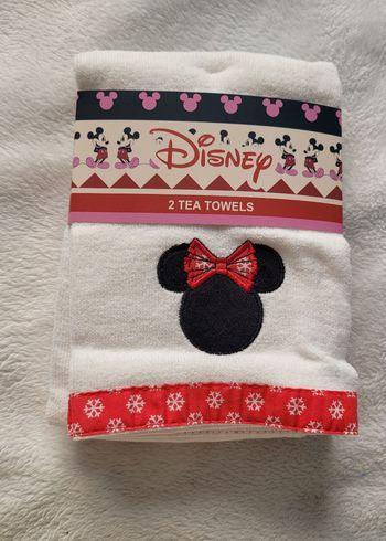 Lot 2 torchons Mickey Minnie