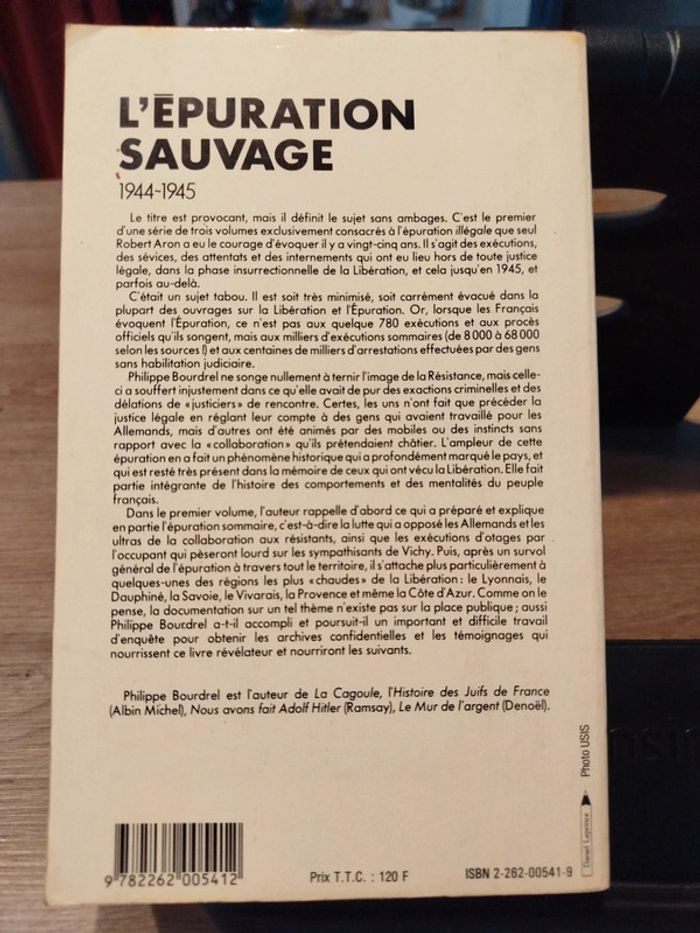 Livre l'épuration sauvage - photo numéro 2