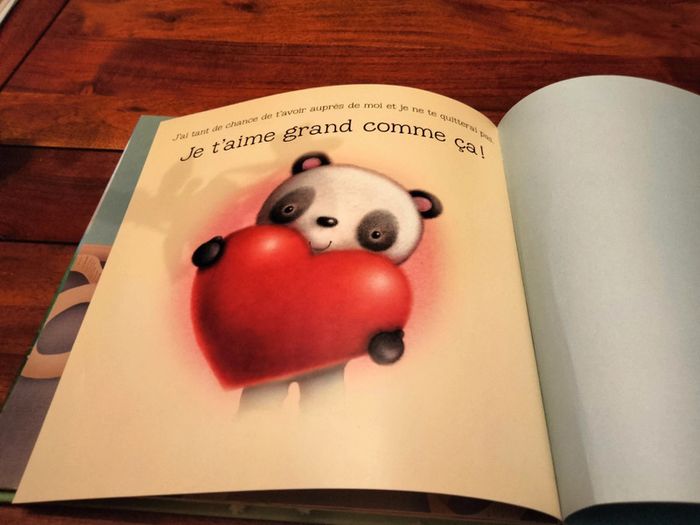 Livre intitulé je t'aime grand comme ça kimane - photo numéro 7