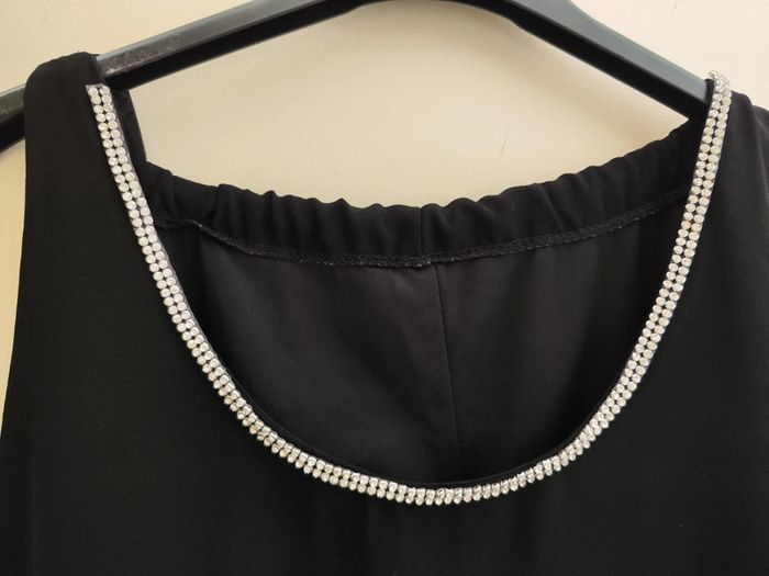 Robe noire et strass - T44 - photo numéro 3