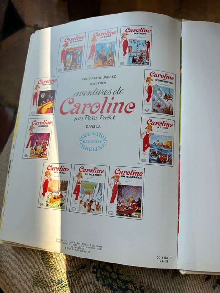 Recueil ancien vintage Les Aventures de Caroline livre bd album Pierre Probst blanc - photo numéro 16