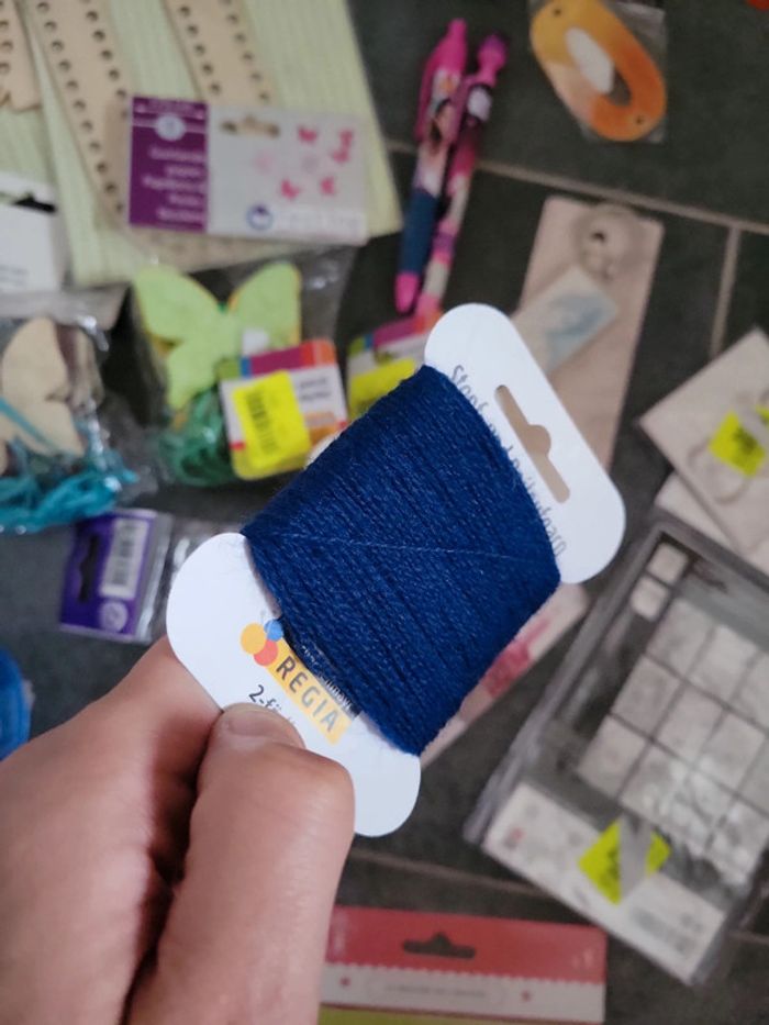 Lot loisirs créatifs ruban scrapbooking lettre carte spencil - photo numéro 19