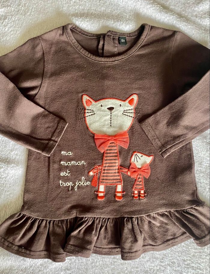 lot de 6 robes/tuniques bébé fille - 18 mois (manches courtes & longues) - photo numéro 6