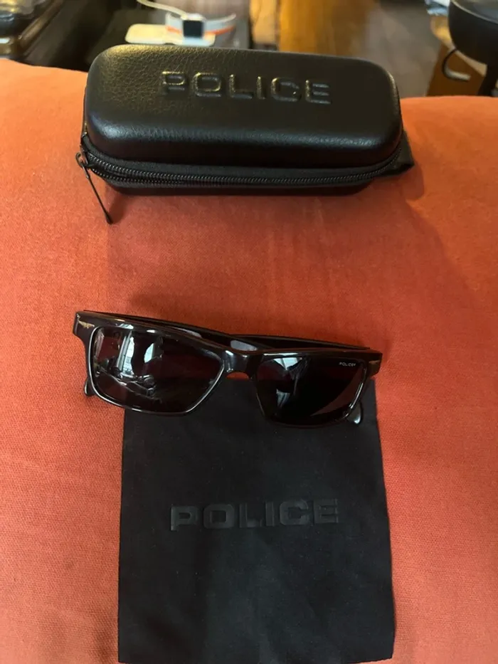 Lunettes de soleil marque Police officiel vintage édition limitée rare - photo numéro 11
