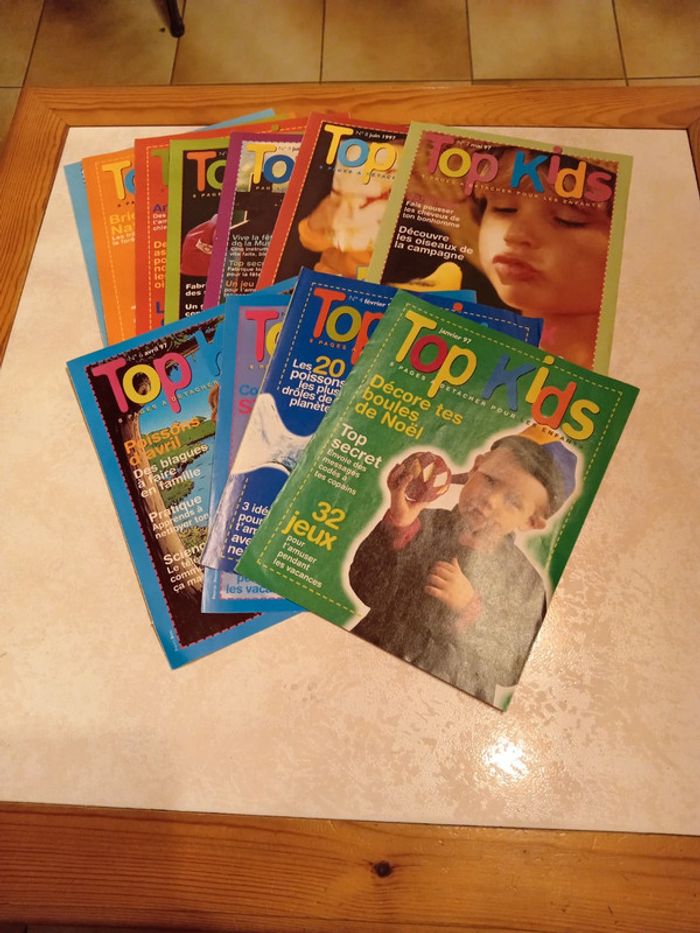 Lot de 10 livrets enfants Top kids
