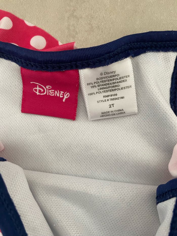 Maillot de bain Minnie 2 pièces fille 2 ans - photo numéro 4