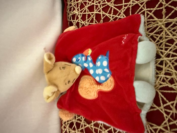 Souris KALOO doudou marionnette rouge écureuil - photo numéro 2