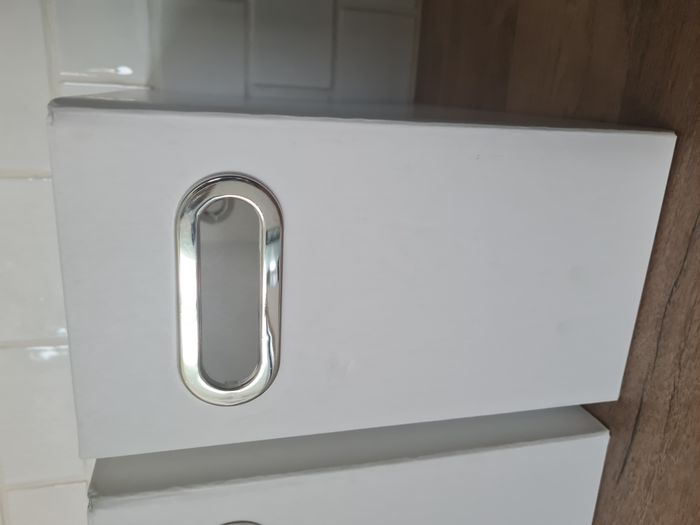 2 boîtes de rangement pliantes en carton blanc - photo numéro 2