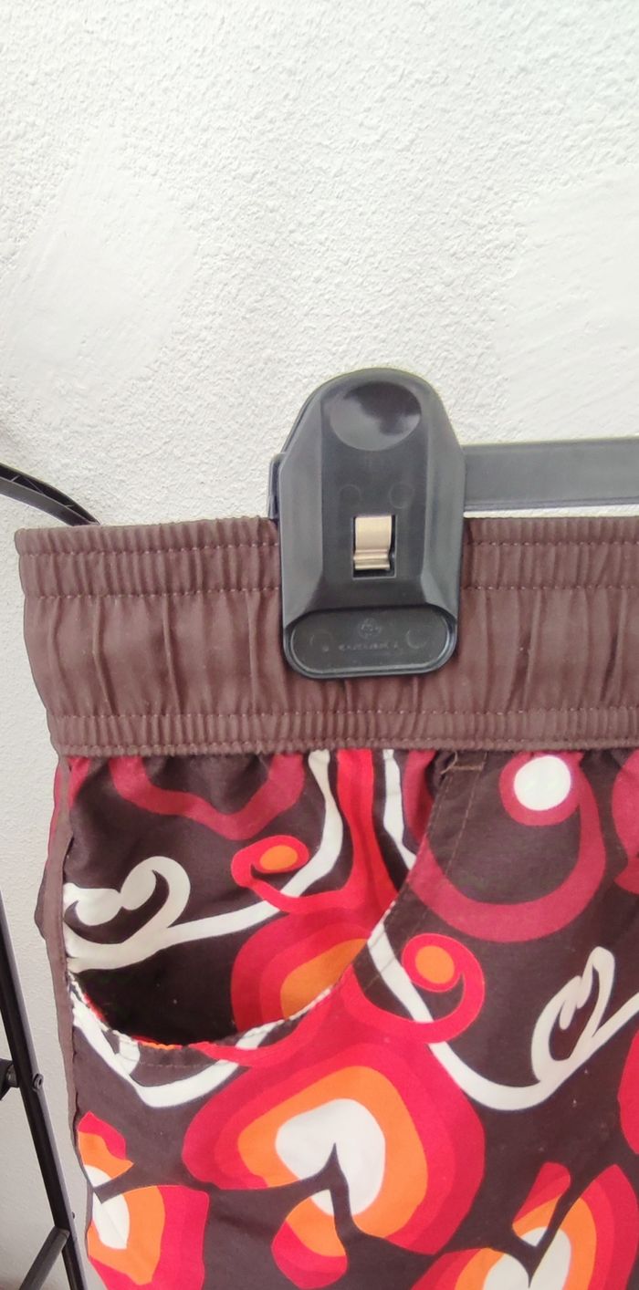Short de bain marron avec motif psychédélique – Taille 46 - photo numéro 5