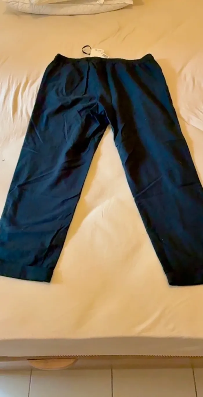 Pantalon habillé décontracté H&M bleu marine - photo numéro 6
