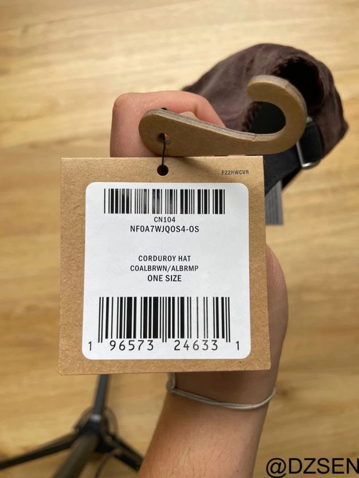 Casquette The North Face Velours Côtelé Marron Neuve - photo numéro 11