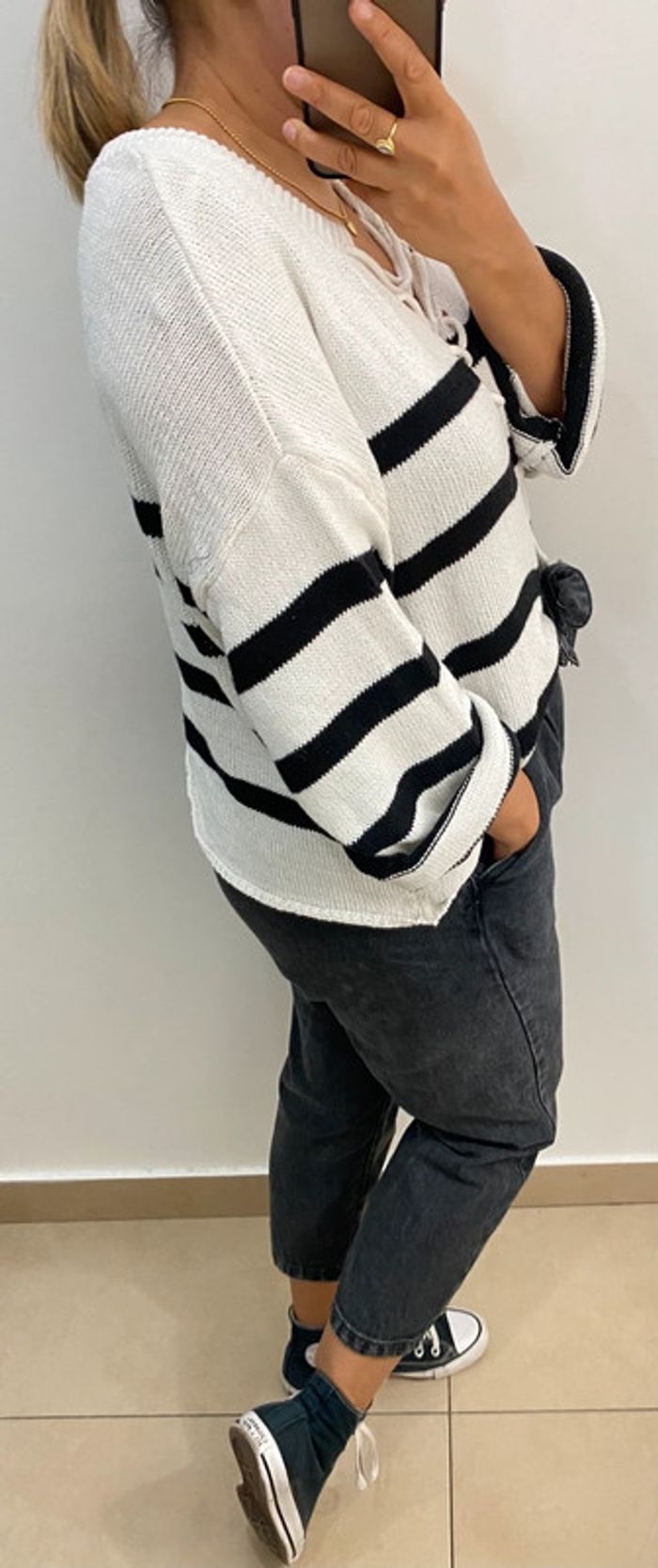 Pull Léger Stradivarius Taille M - photo numéro 9