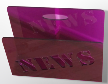 Etat NEUF 🌟🌟sublime porte revue porte journaux NEWS en plexiglas🌟