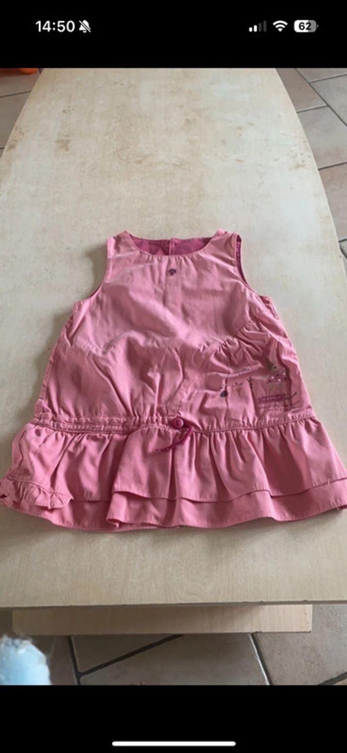 Robe rose La compagnie des petits Taille 18 mois